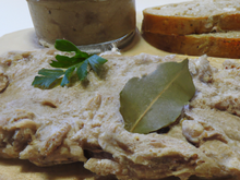 Rillettes de lapin au lard