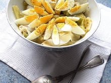 Salade de poireaux moutardée