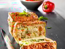 Merlan en terrine et sa sauce au poivron rouge