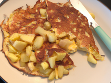 L'omelette aux pommes