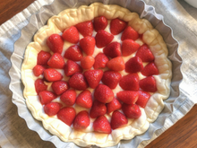 Tarte feuilletée aux fraises