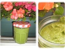 Pesto de fanes de radis