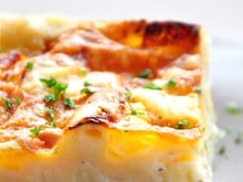 Lasagnes blanches aux 3 fromages (comté, chèvre & bleu)