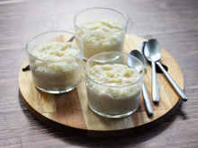 Riz au lait crémeux à la vanille