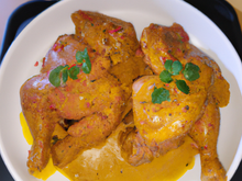 Chapon au beurre d'épices