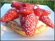 Tartelette aux fraises façon saint honoré