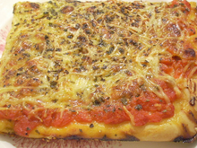Pizza aux trois fromages