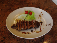 Canard colvert rôti aux poivres