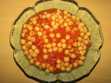 Mijoté de pois chiches aux tomates et cumin
