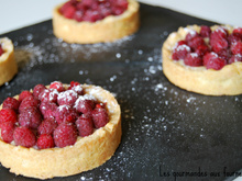 Tartelettes aux framboises et au citron