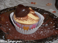 Cupcakes tiramisu pour la saint Valentin