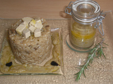 Risotto aux cèpes sauce au foie gras