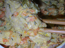 Poulet au Champagne et aux légumes à la crème