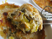 Poireaux gratinés en crème de béchamel