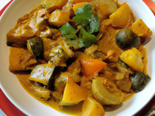 Fricassée exotique au curry