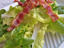 Frisée aux lardons facile