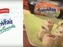 Petits roulés au saumon fumé & Apérivrais tartinade au saumon