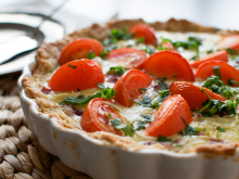 Quiche à la tomate