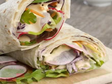 Veggie wrap pimenté