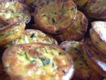 Mini flans de courgettes et feta
