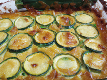 Flan de courgettes à l'Italienne