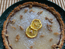 Tarte à la noix de coco et au citron de Sicile