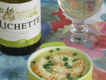 petite cocotte de Saint-Jacques et crevettes