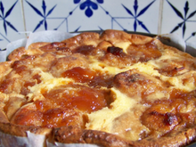 Cheesecake aux pommes caramélisées