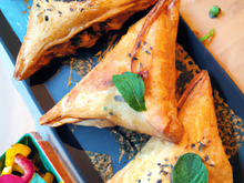 Samosas viande pitta