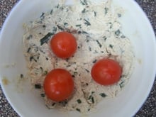 Thon, fromage frais et ciboulette
