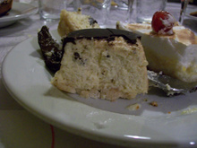 Mousse à la vanille en coque de chocolat