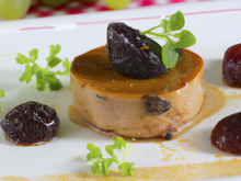 Foie gras aux raisins