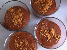 Mousse cœur croquant et spéculoos