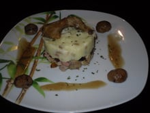 Cailles aux saveurs d'agrumes façon parmentier