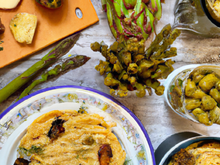 Linguine artichauts, tapenade et tutti quanti