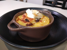 Pain perdu aux raisins et zestes d’orange