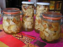 Champignons en conserves