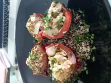 Tomates en farce légère