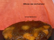 Gâteau aux nectarines