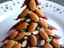 Sapin de Noël aux amandes