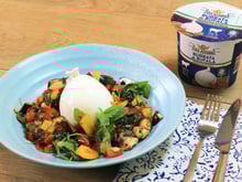 Salade de légumes du soleil grillés à la burrata