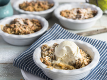 Crumble pommes & quinoa