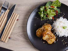 Râbles de lapin à l'asiatique