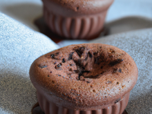 Soufflés surprise aux 2 chocolats