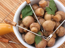Champignons au vin blanc