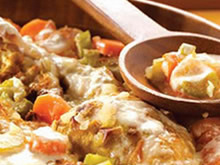 Lapin à la moutarde et ses petits légumes