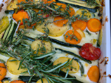 Gratin de légumes d'été aux herbes de Provence