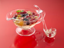 Soupe de fruits rouges à l'Ail