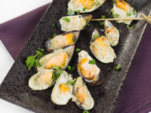 Moules farcies au fromage persillé
