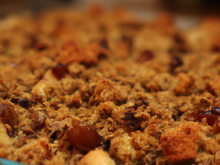 Crumble de dinde aux châtaignes